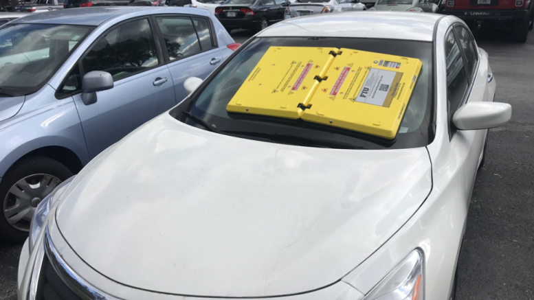 Car Barnacled at FIU