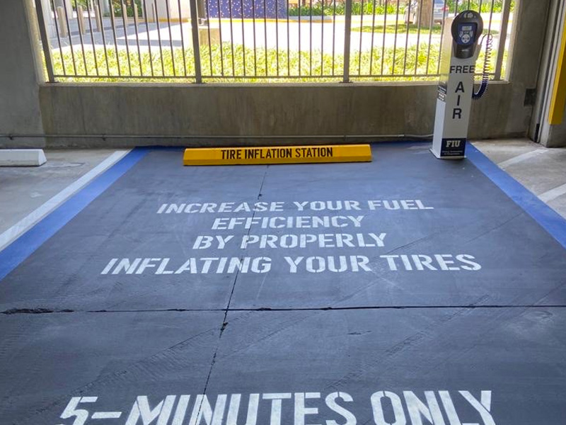FIU Tire Inflation Station